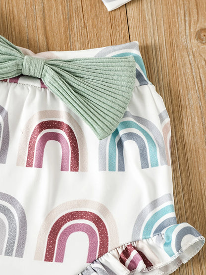 Conjunto Bebé Menina 3 Peças Verão