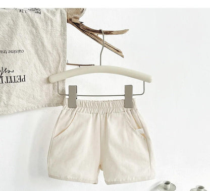 Calções Bebé & Criança – Algodão Minimalista ☀️.