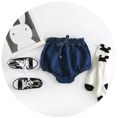 Calções Bebé – Patchwork Minimalista ☀️.