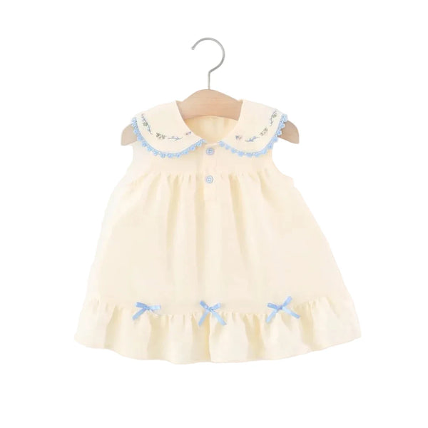 Vestido Menina – Floral com Laço 🌸🎀