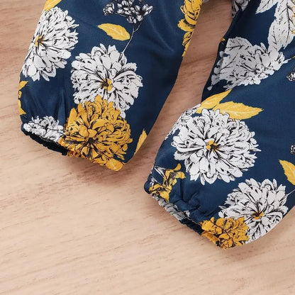 Conjunto Bebé Menina – Floral Suave de Verão 🌸.