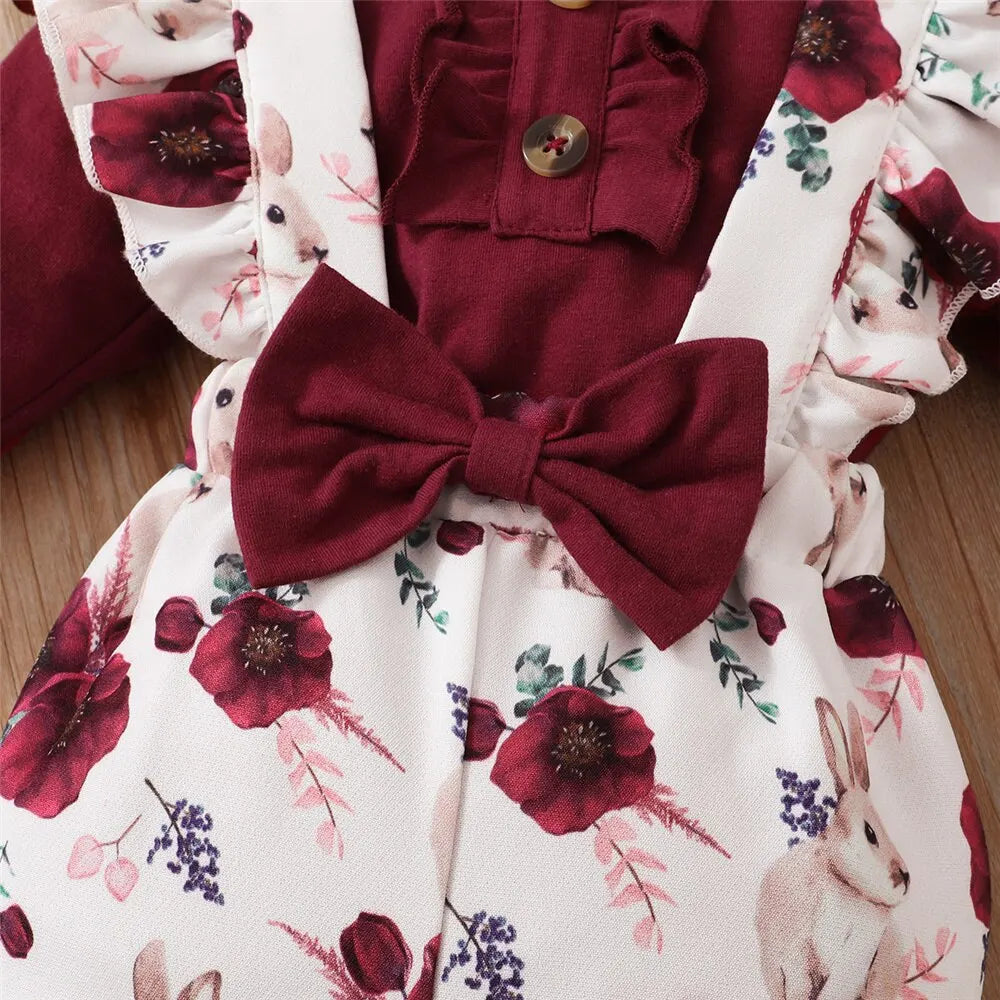 Conjunto Floral Bebé.
