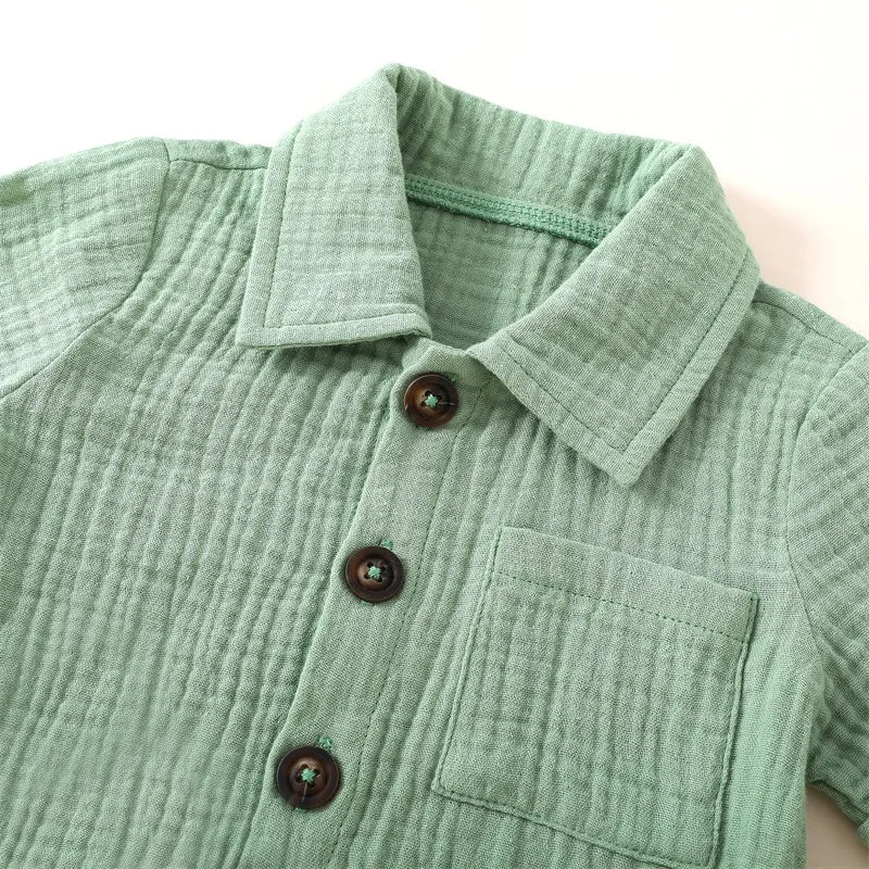 Conjunto Bebé Menino – Verão Prático ☀️.