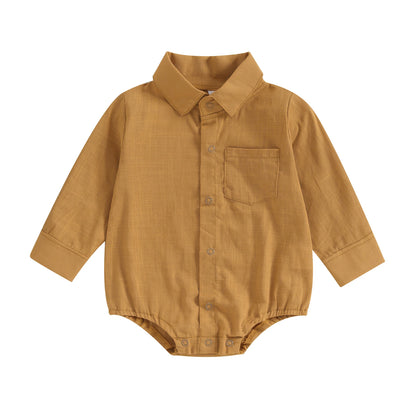 Body Bebé Menino – Estilo Clássico com Botões 👶.