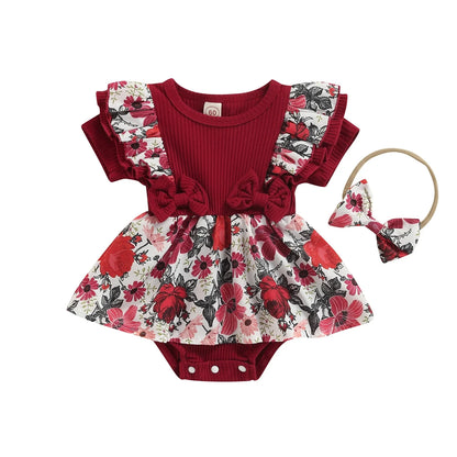 Conjunto Floral Bebé – Verão Leve 🌸.