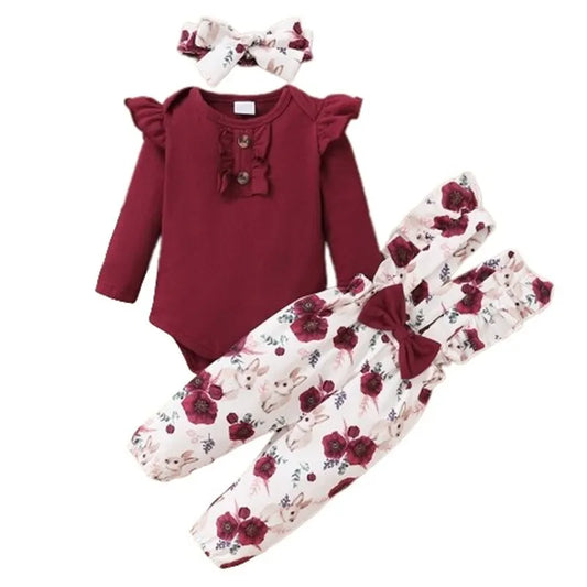 Conjunto Floral Bebé.