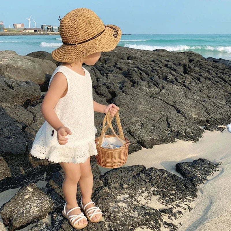 Conjunto Menina – Renda Delicada de Verão 🌸.