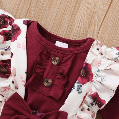 Conjunto Floral Bebé.