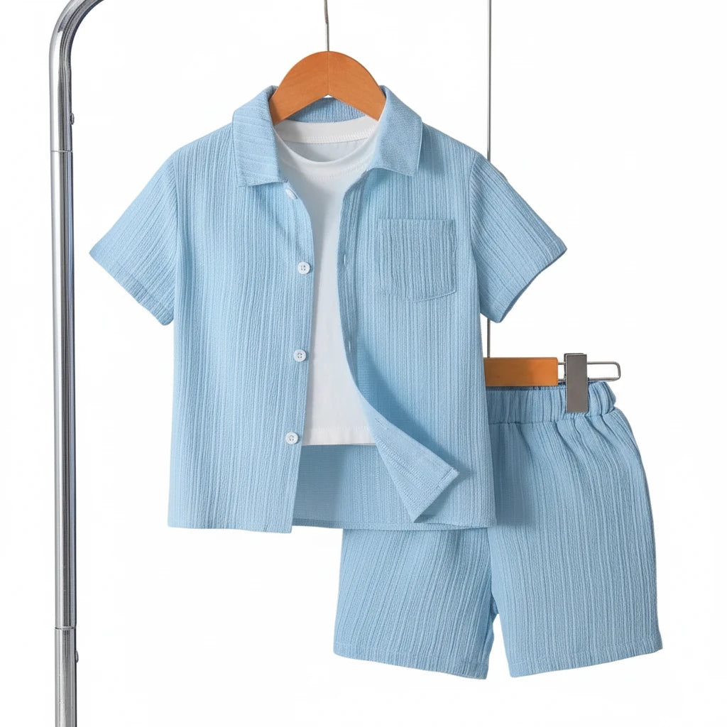 Conjunto Menino – Leve & Desportivo Verão ⚡.