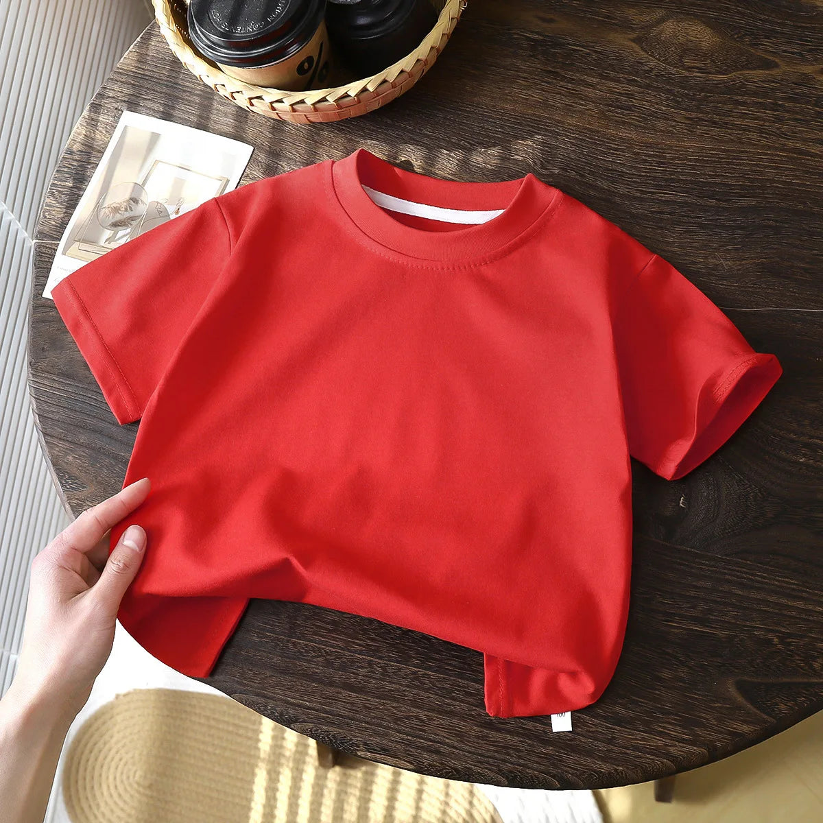 T-shirt Criança – Algodão Confortável 🌿.