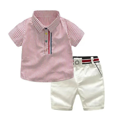 Look Verão ás Riscas.
