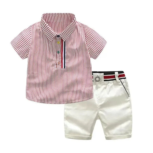 Look Verão ás Riscas.