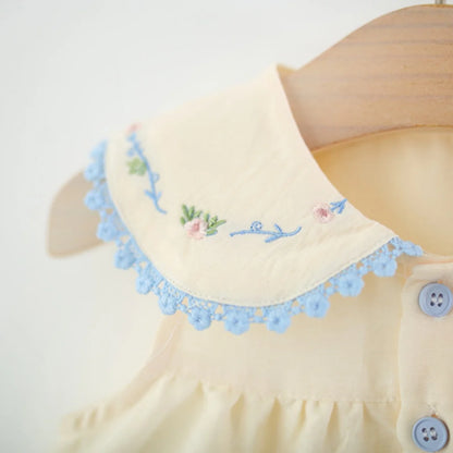 Vestido Menina – Floral com Laço 🌸🎀