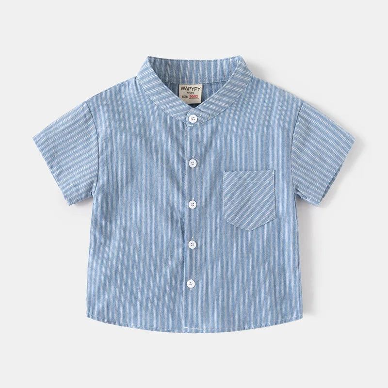 Camisa Menino – Algodão Branco Essencial 🤍