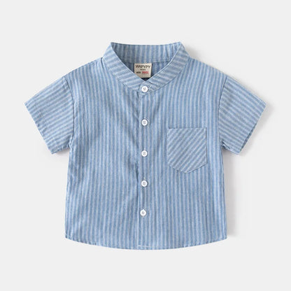 Camisa Menino – Algodão Branco Essencial 🤍