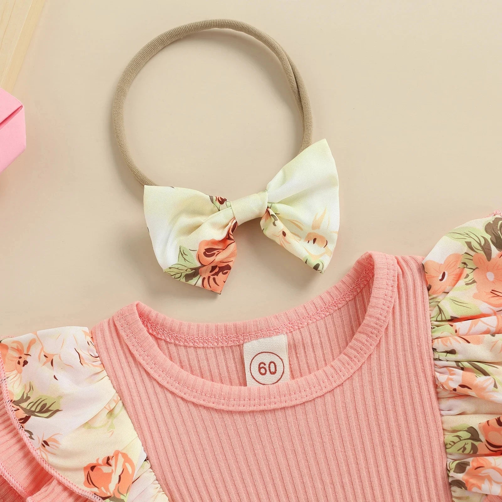 Conjunto Floral Bebé – Verão Leve 🌸.