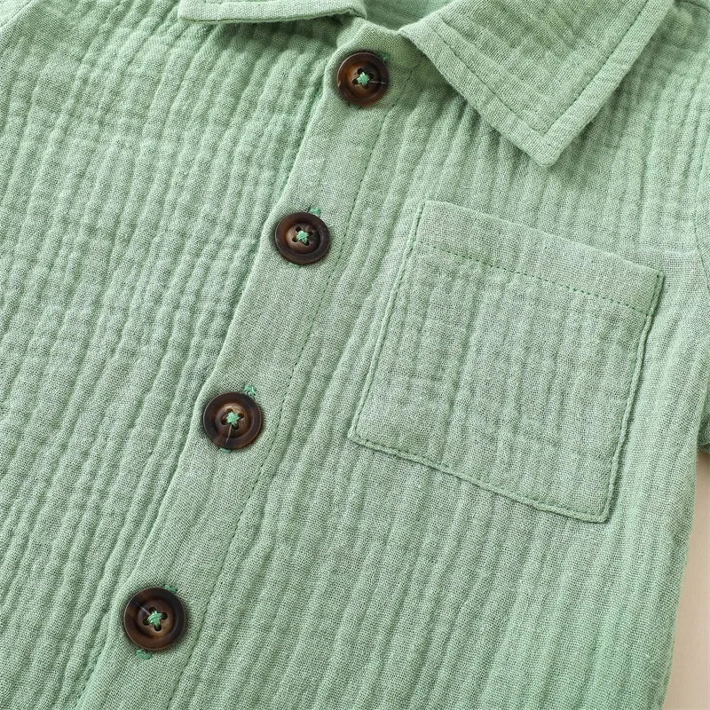 Conjunto Bebé Menino – Verão Prático ☀️.