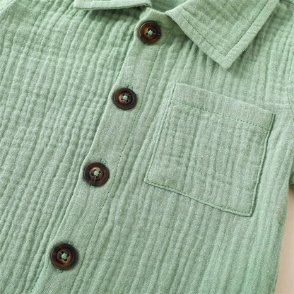 Conjunto Bebé Menino – Verão Prático ☀️.