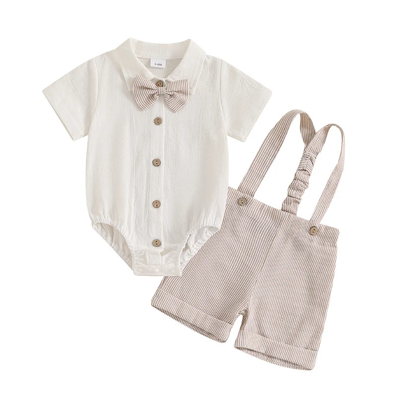Conjunto Bebé Menino – Verão Confortável ☀️.