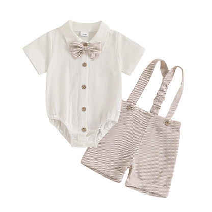Conjunto Bebé Menino – Verão Confortável ☀️.