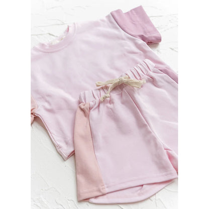 Conjunto Infantil Patchwork – Algodão Leve ☀️.