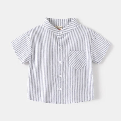 Camisa Menino – Algodão Branco Essencial 🤍