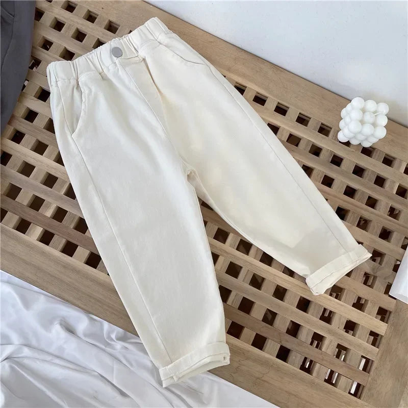 Calças Menino – Conforto Casual 🌿.