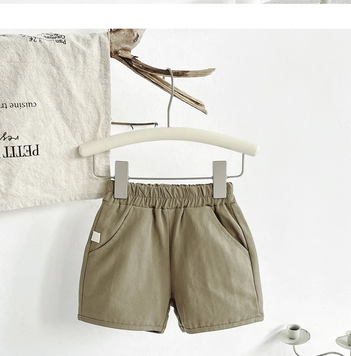 Calções Bebé & Criança – Algodão Minimalista ☀️.