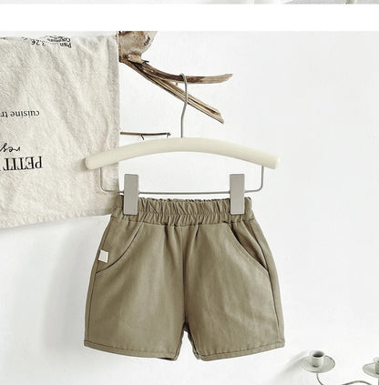 Calções Bebé & Criança – Algodão Minimalista ☀️.