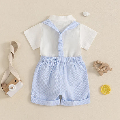 Conjunto Bebé Menino – Verão Confortável ☀️.