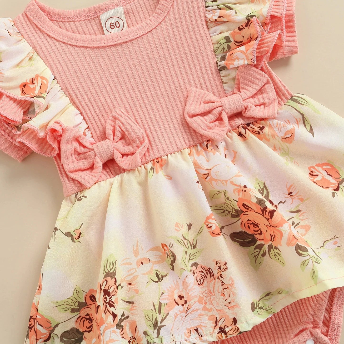 Conjunto Floral Bebé – Verão Leve 🌸.