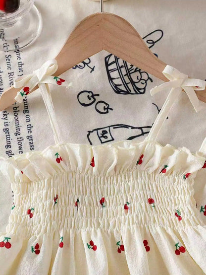 Conjunto Bebé Menina Cerejas