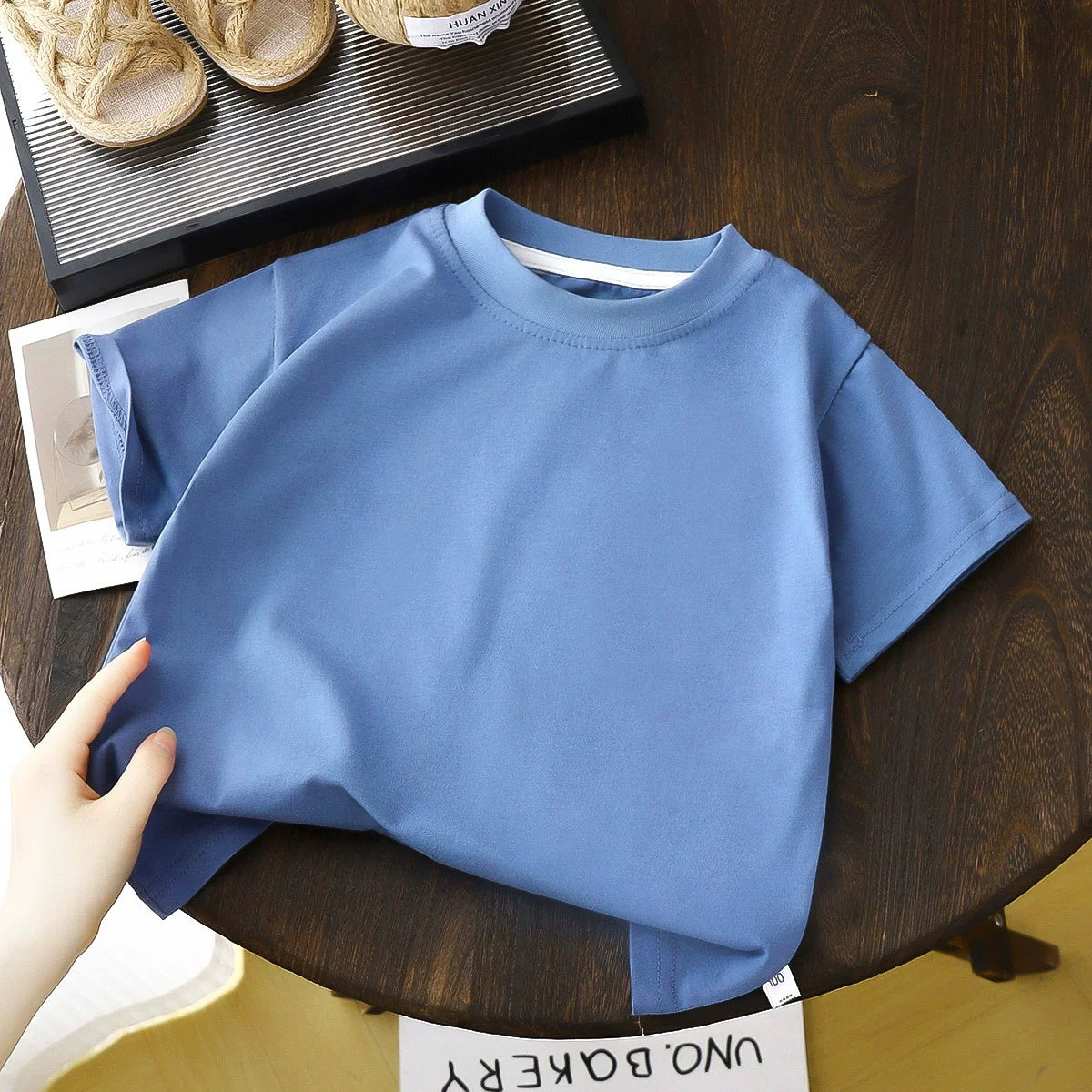 T-shirt Criança – Algodão Confortável 🌿.