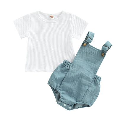 Conjunto Bebé Verão Casual.