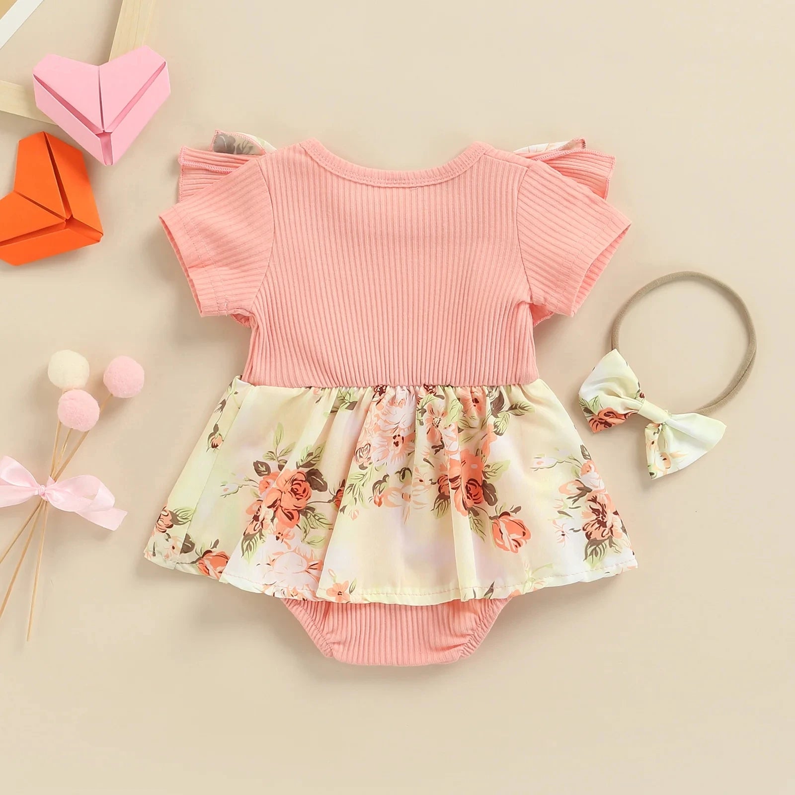 Conjunto Floral Bebé – Verão Leve 🌸.
