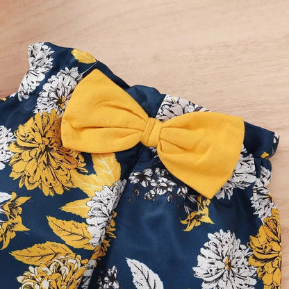 Conjunto Bebé Menina – Floral Suave de Verão 🌸.