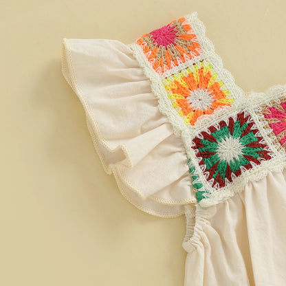 Body Bebé Menina Floral Bordado