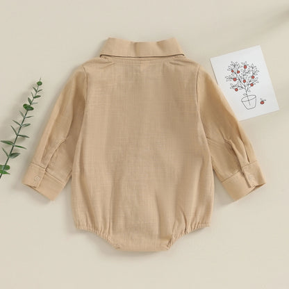 Body Bebé Menino – Estilo Clássico com Botões 👶.