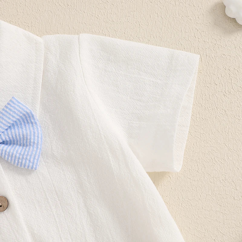 Conjunto Bebé Menino – Verão Confortável ☀️.