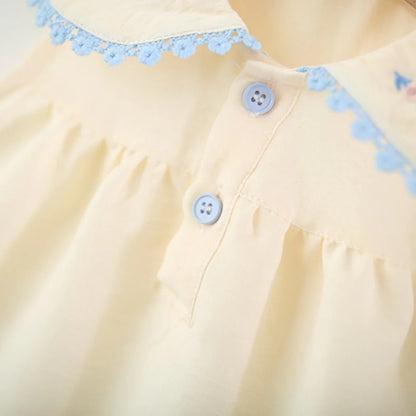 Vestido Menina – Floral com Laço 🌸🎀