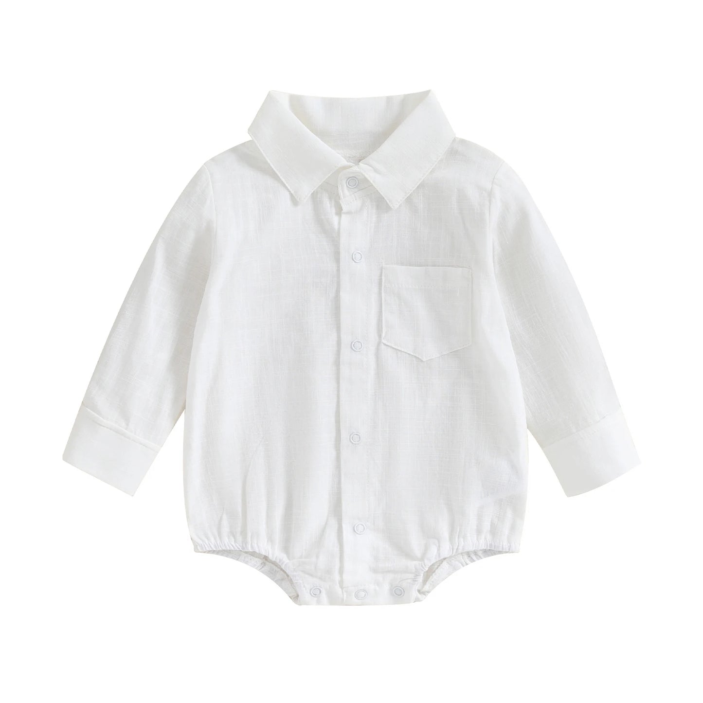 Body Bebé Menino – Estilo Clássico com Botões 👶.